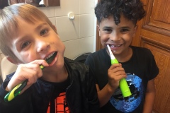 Thema Knabbel: tanden poetsen
